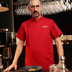 T-shirt avec logo Vêtements <span class=keywords><strong>de</strong></span> travail <span class=keywords><strong>de</strong></span> bonne qualité pour chef Veste <span class=keywords><strong>Homme</strong></span> Bot <span class=keywords><strong>Cuisine</strong></span> Chemise <span class=keywords><strong>de</strong></span> serveur unisexe blanche Uniformes <span class=keywords><strong>de</strong></span> chef féminin - Product Image 5