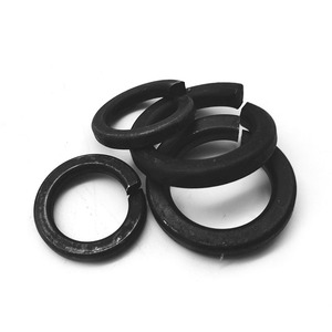 Çinko kaplama Tang biter GB7244 bahar kilit yıkayıcılar ile DIN127 siyah oksit karbon çelik yaylı yıkayıcı - Product Image 6