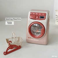 Machine à laver électrique, distributeur d'eau, cafetière et machine à pain pour maison de jeu pour enfants BLB - Jouet de simulation d'appareils électroménagers coréens