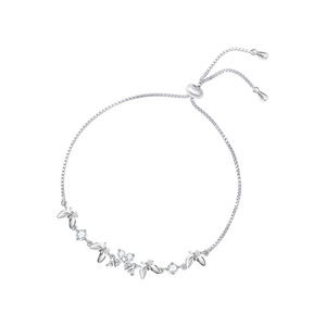 Butterfly Charm <b>Bracelet</b> For Women Silver Tone <b>Adjustable</b> Chain Gift Jewelry Fashion Accessory - Product Image 5