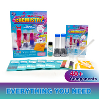 Gran oferta, juguete de experimento de ciencia de laboratorio escolar para niños, Kit de experimento de química que cambia de Color para niños