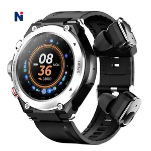2022 Special 2 In 1 Smartwatches Multiple Sports Modes With Touch Control In-Ear Detection Tws Wireless Earbuds Smart Watch