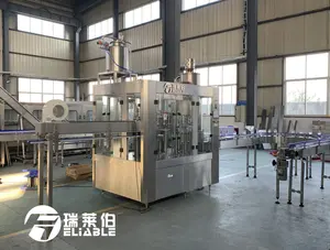 Automatic 3-in-1 PET Bottle Orange Juice Beverage Drinking Production Filling Line