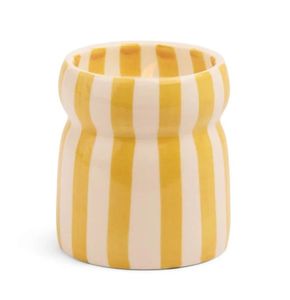 <span class=keywords><strong>Jalo</strong></span> - Recipiente de Cerámica para Velas de Cera de Soja Vacío, con Diseño de Rayas, Impreso a Mano con Serigrafía, con Logotipo Personalizado, para Decoración del Hogar, 8 oz - Product Image 4