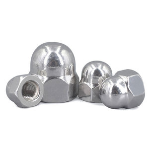 Wanqian Fasteners Cap Nuts M3 Metric Hex Polished DIN1587 Decorative Nuts - Product Image 1