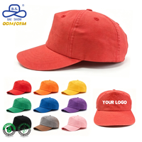 Gorra de Béisbol de 5 Paneles de Algodón Lavado Multicolor al por Mayor de Fábrica con Logotipo Personalizado para Hombres y Mujeres, Uso Casual al Aire Libre