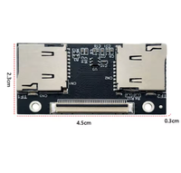 Adaptateur de carte micro SD multi-usage pour PCB, adaptateur de carte TF vers CE ZIF SSD, adaptateur de carte TF pour ordinateurs portables et consoles de jeu