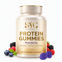 Gummies Protéinés SYC BIO aux Baies Mixtes – Formule de Soutien Quotidien au Bien-être – 60 Unités 180g – Fabrication Personnalisée Marque Privée