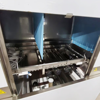 Lave-vaisselle commercial Truelen en acier inoxydable 304, 500 assiettes/heure, cycles de lavage réglables, convoyeur industriel pour hôtels