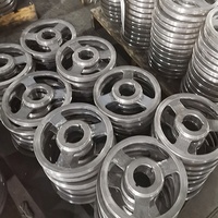 Aluminium Zahns cheibe Schwungrad Freier Energie erzeuger Mit 100 kg Schwungrad 15kW Licht maschine