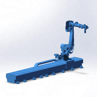 Cnc Haute Qualité Best-seller PY Robot De Soudage Piste Coulissante Au Sol 6 Axes Robot Industriel Rail Au Sol