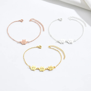 <span class=keywords><strong>Bracelet</strong></span> en acier inoxydable avec pendentif <span class=keywords><strong>patte</strong></span> pour femmes et filles, mignon <span class=keywords><strong>bracelet</strong></span> chaîne <span class=keywords><strong>patte</strong></span> <span class=keywords><strong>de</strong></span> chat ou <span class=keywords><strong>de</strong></span> <span class=keywords><strong>chien</strong></span>, cadeau bijou pour les amoureux des animaux <span class=keywords><strong>de</strong></span> compagnie - Product Image 5