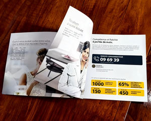 Brochure promotionnelle personnalisée à couverture souple en carton, design unique, couleur intégrale, format horizontal, impression de catalogue en carton - Product Image 2