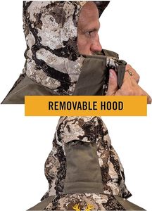 Vendita calda nuovo Parka da caccia mimetico termico 3-in-1 resistente all'acqua impermeabile con cappuccio staccabile - Product Image 3