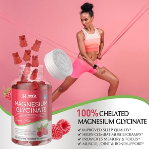 Gummies naturelles pour le sommeil, vitamines gélifiées, 400 mg de glycinate de magnésium, complément en marque blanche, gummies de magnésium pour le sommeil - Product Image 3