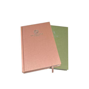 Cuaderno de Oficina Ecológico con Cubierta Dura, Encuadernación en Espiral, Diseño con Relieve Plateado y Cinta Decorativa, con Impresión Personalizada - Product Image 6