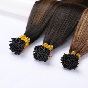 Extensiones de Cabello Humano Ruso Virgen de Doble Trama de Calidad Superior Europea, 100g, Puntas U/<span class=keywords><strong>K</strong></span>/I, Negro Natural, Extensiones de Cabello Humano con Punta I - Product Image 2