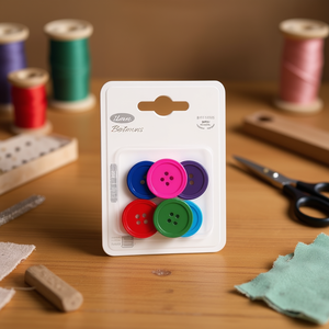 Bottoni Ilan 20Mm 6 Pezzi Multicolore 4 Fori - Product Image 2