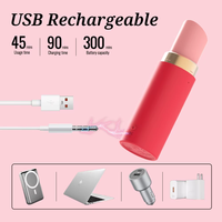 Lippenstift-Vibrator Tragbarer Mini-Lippenstift mit Eiervibration für G-Punkt und Klitoris-Stimulation Sexspielzeug Masturbationshilfe