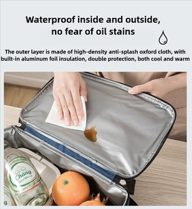 Nss nhà máy tùy chỉnh bán buôn 15L Lớn cách điện Túi ăn trưa bền Du Lịch Dã Ngoại bữa ăn mát hộp thời trang nhiệt ăn trưa - Product Image 4