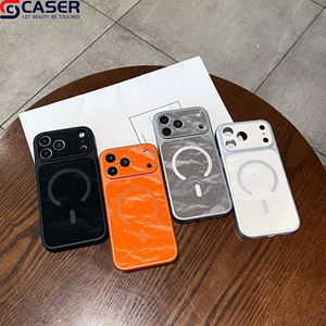 Coques de téléphone pour <span class=keywords><strong>iPhone</strong></span> 17 16 15 14 13, style professionnel, en velours magnétique de haute qualité, anti-chute, toucher soyeux - Product Image 6