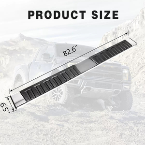 บันไดข้างรถยนต์ ใช้ได้กับรถฟอร์ด F-250 F-350 F-450 F-550 ซูเปอร์ครูว์แค็บ ปี 1999-2016  ราวข้าง  บันไดข้างแบบ Nerf Bars - Product Image 4