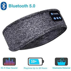 Diadema Musical Inalámbrica con Auriculares Bluetooth 5.0 y Micrófono, para Dormir, Deportes, Viajes, Banda para el Sudor, Altavoces Integrados - Product Image 6