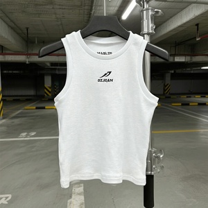 QIANSHI ricamo personalizzato Waffle in cotone senza maniche T-Shirt Muscle Stringer Fitness canotta da <span class=keywords><strong>uomo</strong></span> aderente gilet da corsa da palestra <span class=keywords><strong>a</strong></span> coste - Product Image 3