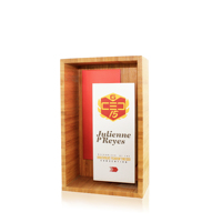 Boîte à ornements personnalisée en bois et métal durable, plaquée, avec plaque en métal, souvenir en bois massif, plaque de récompense
