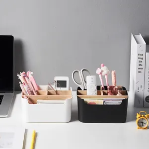 Desktop <strong>Storage</strong> Box Living Room Coffee Table Plastic Modern Simple Design Compartment <strong>Remote</strong> <strong>Control</strong> Board Miscellaneous <strong>Storage</strong> - Product Image 5