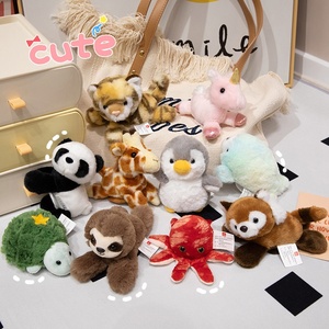 <span class=keywords><strong>Peluche</strong></span> magnétique à poser pour enfants, girafe, panda, pingouin, en tissu, thème zoo, commémorative, à partir de 14 ans - Product Image 4