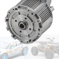 Motor BLDC 96V Efisiensi Tinggi IP67 20KW untuk Mobil Listrik IE5 Hairpin Winding Resolver PMSM 10KW hingga 25 KW Puncak 6000 RPM 140 Nm