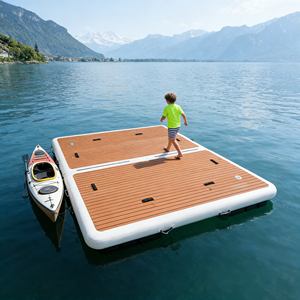 Plataforma Flotante de Nuevo Diseño, Plataforma Flotante para <span class=keywords><strong>Lago</strong></span>, Amplia para Adultos, para Acampar al Aire Libre, Pescar y Recreación en el <span class=keywords><strong>Lago</strong></span> - Product Image 2