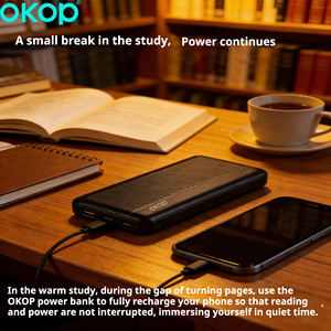 OKOP705 Bancos de Energía Portátiles al por Mayor con Cierre Magnético, Diseño Ligero, Capacidad de 10000mAh y Carga Rápida para Exteriores - Product Image 4