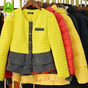 Top Quality Used Ladies Men Jacket Used Clothes from China Wholesale Bale Winter Winter Cloth Adults Casual Wear Mix Color