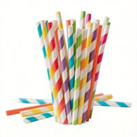 Pailles en papier blanc biodégradables écologiques pour fumer