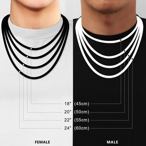 Hot Sale Stainless Steel 18K Gold Figaro Chain Necklace Unisex Hip Hop Layered Necklaces Wholesale - Product Image 5