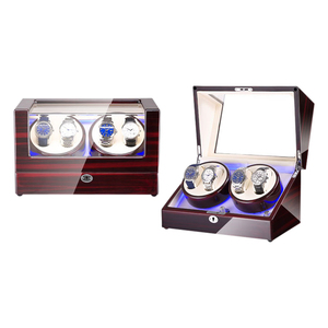 Remontoir de montre en bois, boîte automatique, tendance, 4 + <span class=keywords><strong>0</strong></span>, vente en gros, d'usine - Product Image 3