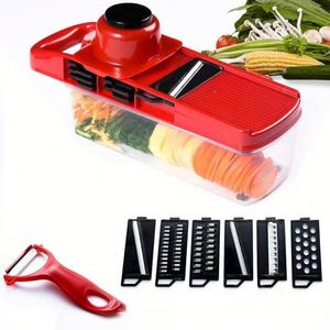14/16 1 Multifunctional <b>Vegetable</b> Chopper Manual Food Chopper <b>Vegetable</b> Slicer Dicer Mandoline <b>Vegetable</b> <b>Cutter</b> Stainless Steel - Product Image 6