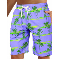 Short de bain vintage pour homme avec cordon de serrage, doublure unie en Spandex/Polyester (US Alpha Medium Regular Beach) – Short chaud taille mi-haute