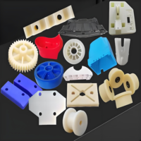 Pièces en nylon UHMWPE usinées CNC sur mesure OEM, engrenages en plastique, blocs coulissants, bagues pour machines industrielles