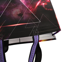 Produits phares 2020 : Sac de courses personnalisé en non-tissé laminé réutilisable avec poignées et autres fermetures