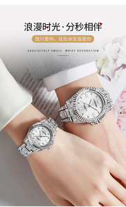 นาฬิกาควอตซ์สุภาพสตรีนาฬิกากันน้ำแฟชั่น - Product Image 5