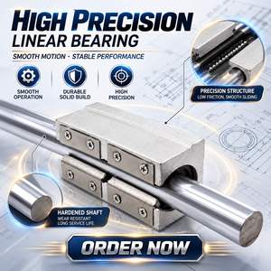 Guía Lineal de Fábrica ISO, Carro Deslizante HGH HGW, Riel CNC de Alta Precisión, Guía Lineal Miniatura - Product Image 2