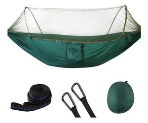 Net hamak çadır ile kamp hamak taşınabilir açık yürüyüş Survival seyahat için ağaç kayışları en iyi - Product Image 5