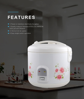 Cuisinière à riz multifonctionnelle de luxe avec pot intérieur antiadhésif de 2,8 L, contrôle mécanique du minuterie électrique