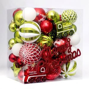 Nuevo Diseño, Material PS, Juego de Bolas Navideñas, Paquete de Regalo de Adornos, Formas y Tamaños Surtidos, Logotipo Personalizado Disponible - Product Image 4