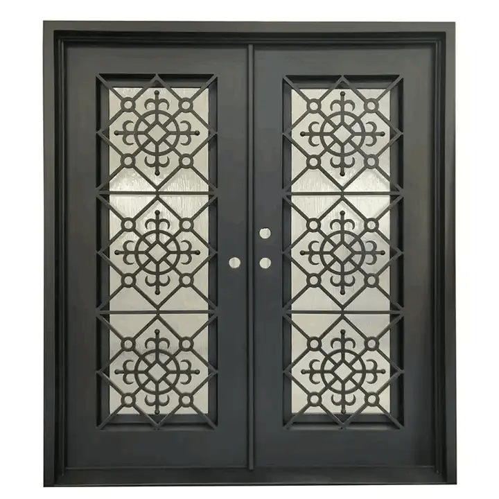Luxury Exterior Main Entry Wrought Iron Door New Iron Grill Door Designs French Main Entrance Door