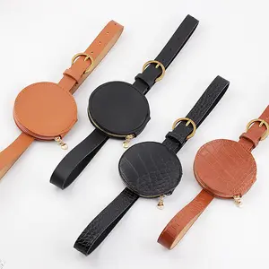 Fashion All-Match Classical Women Belts For Dress And Jeans Women Leather Belt With Pockets