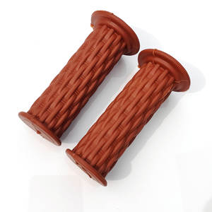 Poignées de guidon de vélo pour enfants, 22.2mm, TPR, tissées douces et colorées, accessoires pour vélos d'enfants - Product Image 3